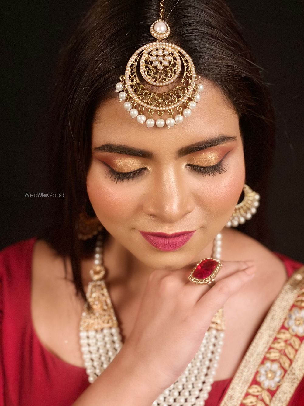 Photo From North Indian Bridal Look - By Belgrace Makeovers