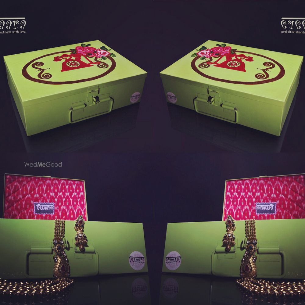 Photo From Makeup Vanity & Jewellery Trunks Handpainted - By Pitaara - Handmade Wedding Trunks