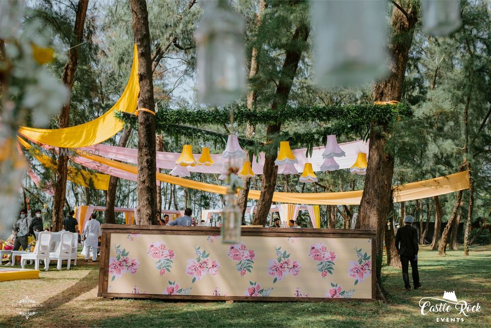 Photo From A Garden Haldi Jamboree - By Castle Rock Events