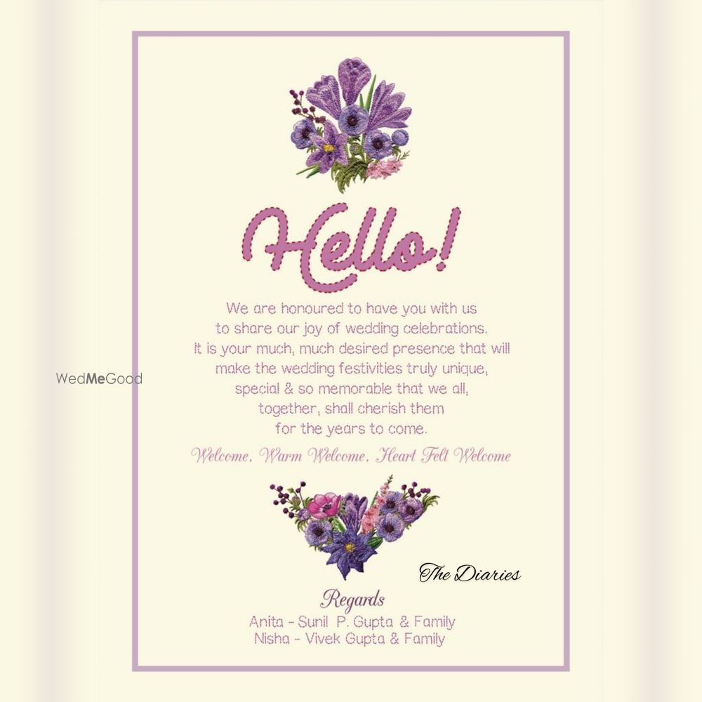 Photo From Wedding Stationery  - By The Diaries 