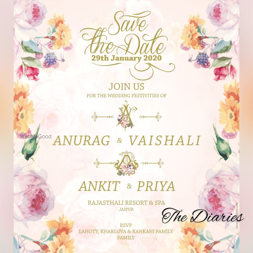 Photo From Wedding Stationery  - By The Diaries 