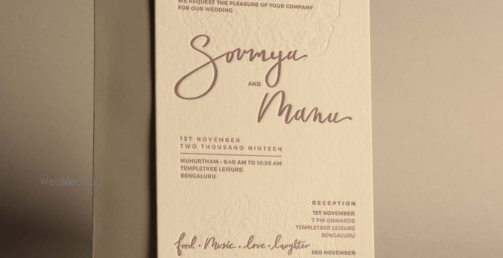 Photo From LETERPRESS - By Famous Letterpress