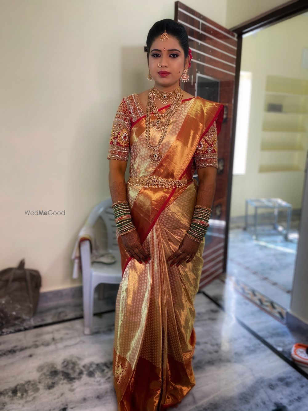 Photo From Madhuri’s Muhurtham Look - Airbrush makeup - By Makeup Artist Santoshi