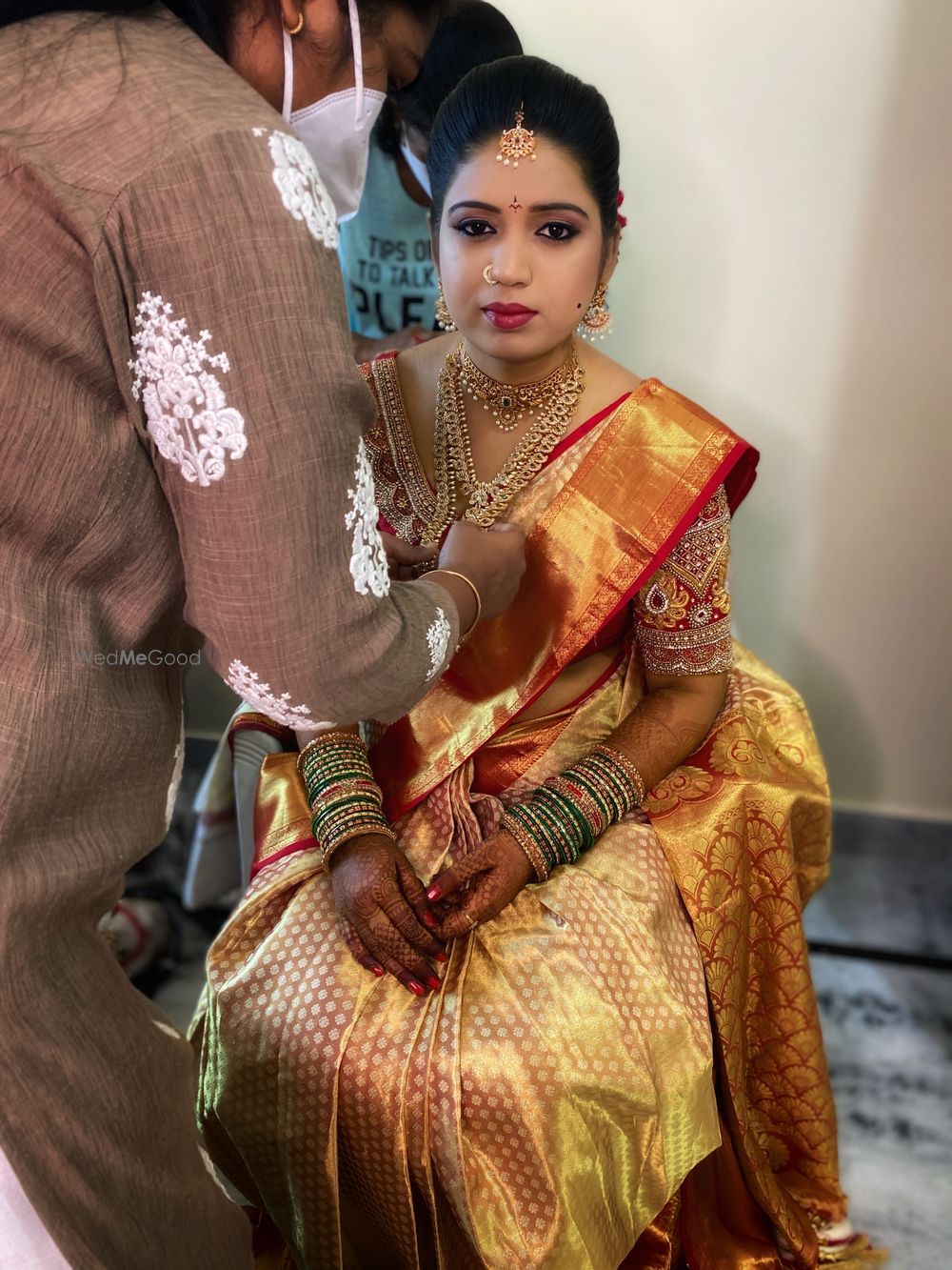 Photo From Madhuri’s Muhurtham Look - Airbrush makeup - By Makeup Artist Santoshi