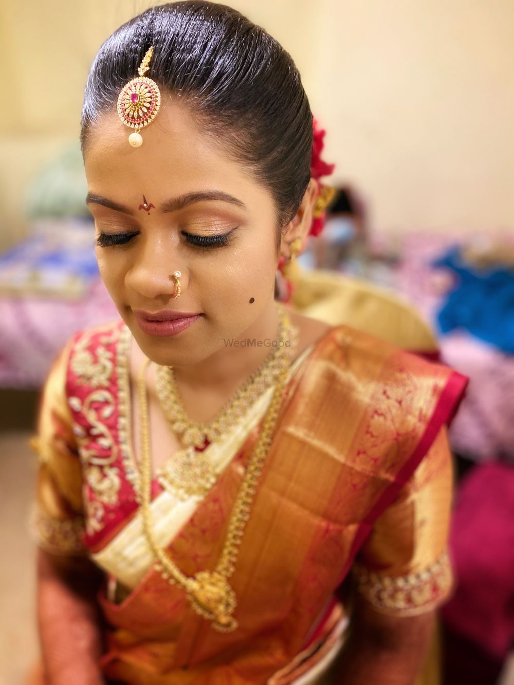 Photo From Mounika ready for her lockdown wedding - HD makeup - By Makeup Artist Santoshi
