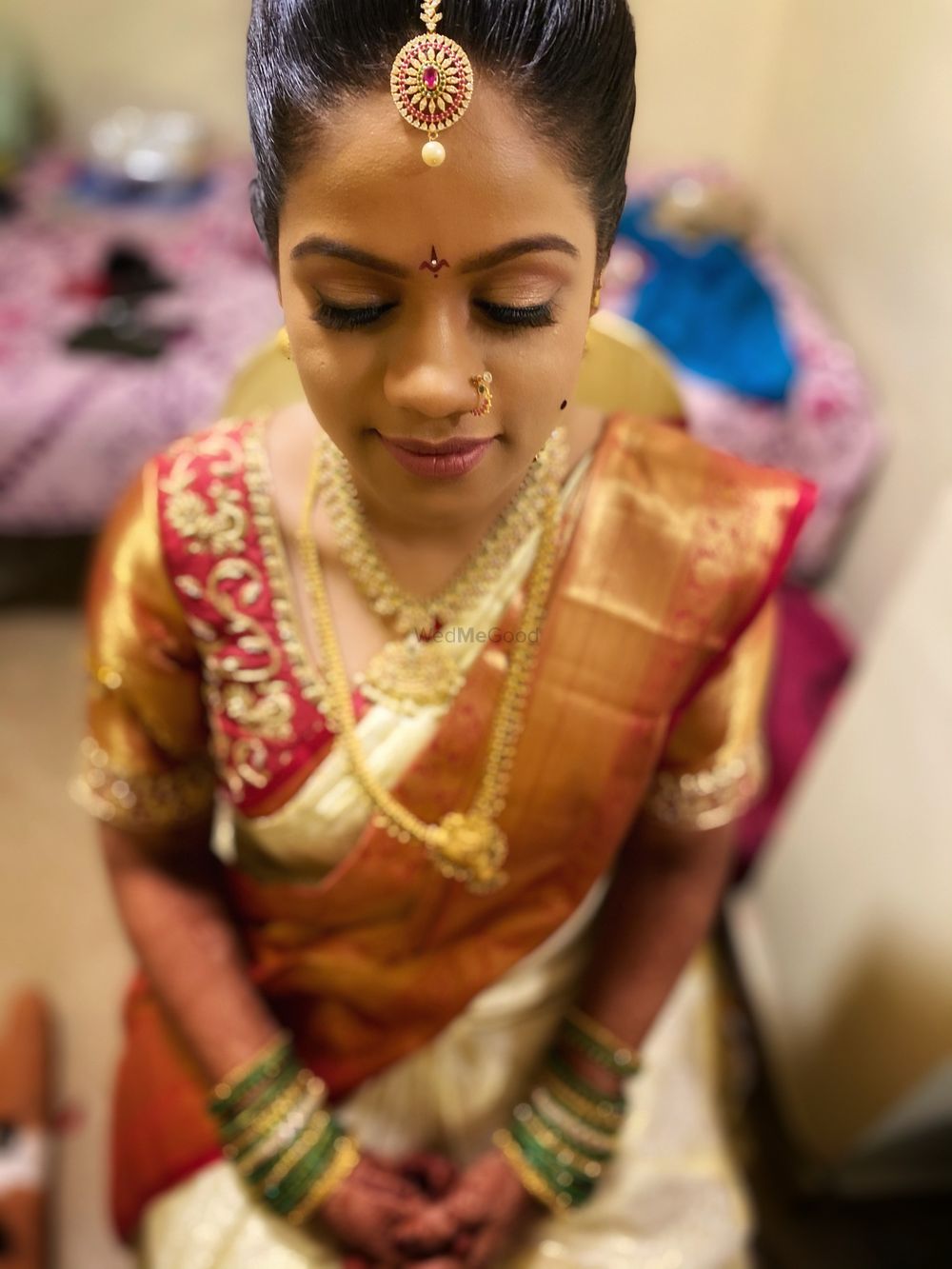 Photo From Mounika ready for her lockdown wedding - HD makeup - By Makeup Artist Santoshi