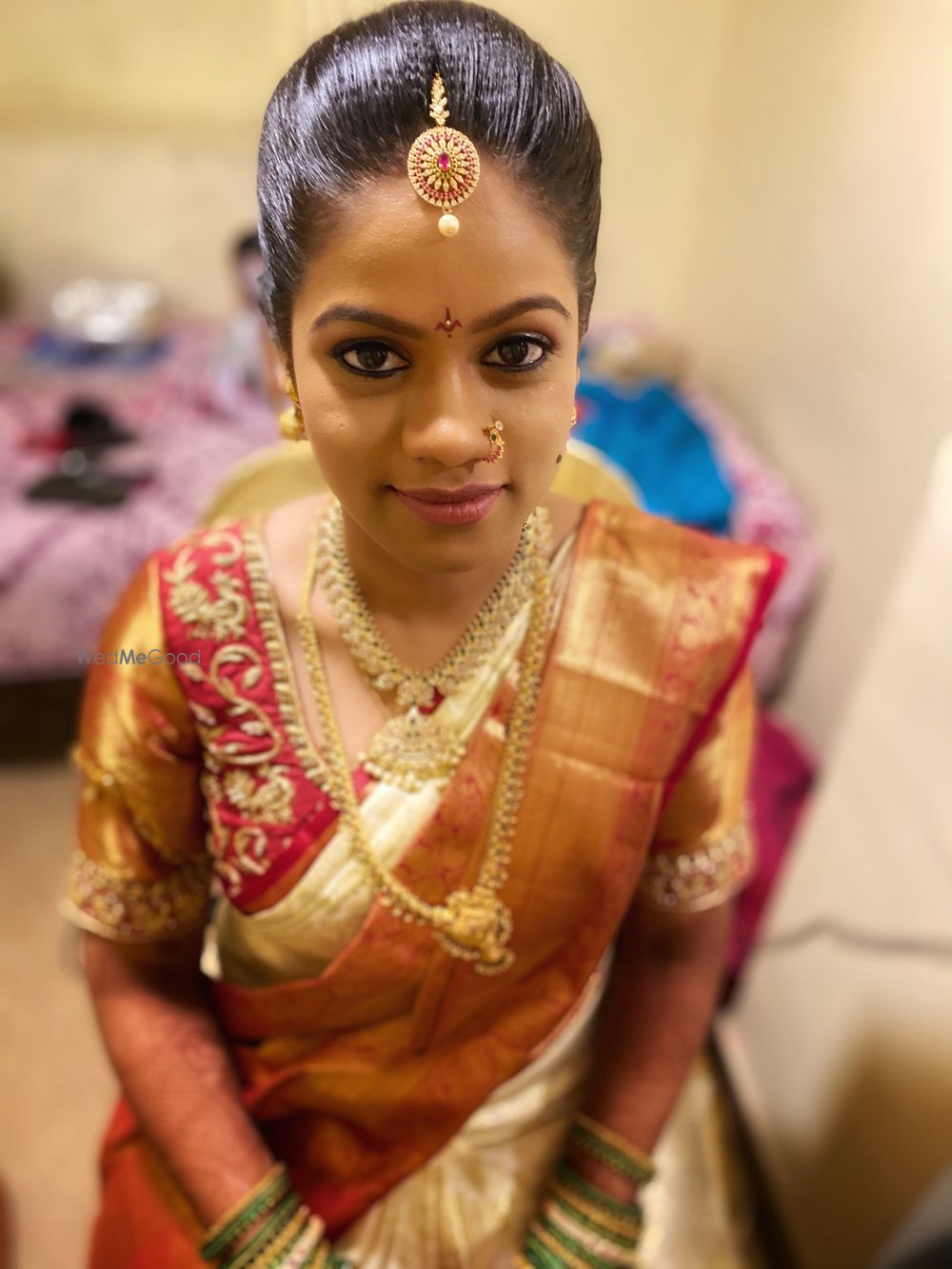 Photo From Mounika ready for her lockdown wedding - HD makeup - By Makeup Artist Santoshi