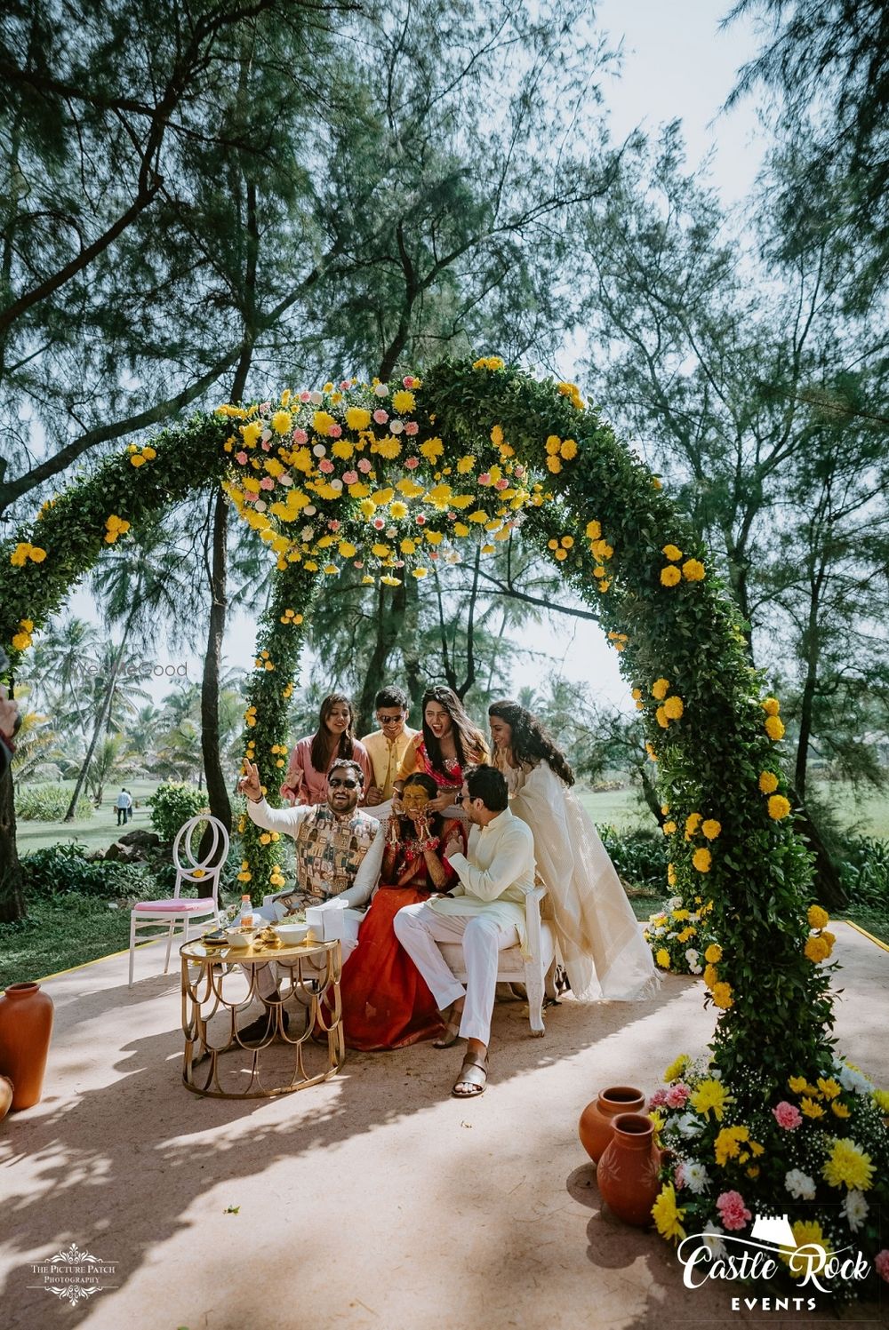 Photo From A Garden Haldi Jamboree - By Castle Rock Events