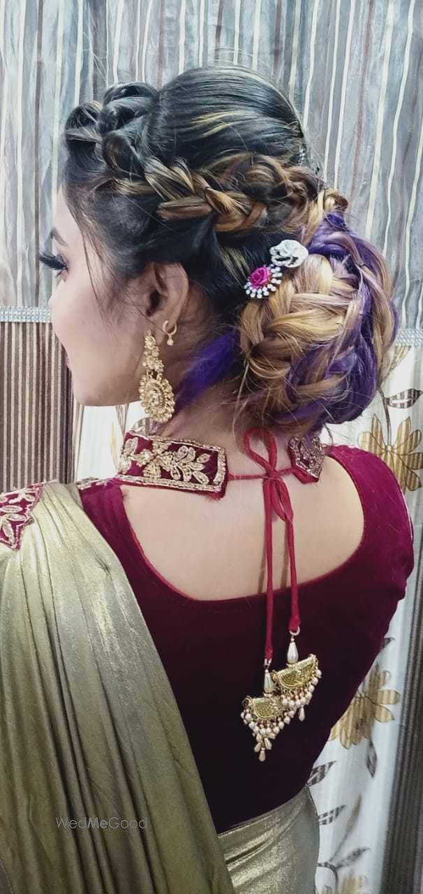 Photo From bridal hairstyle - By Sana Makeup Artistry