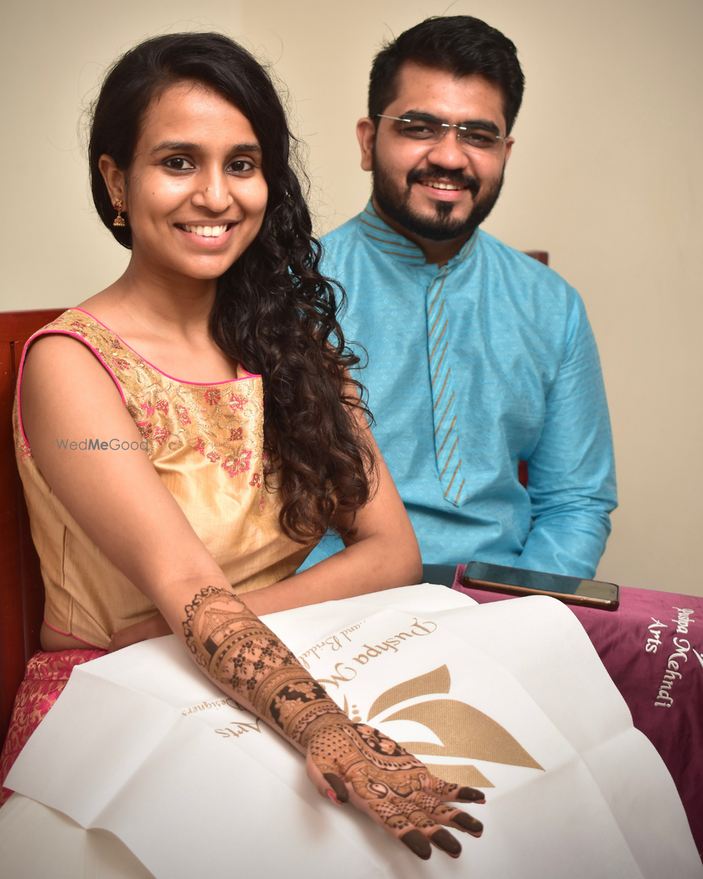 Photo From Lavanya Moudhgal's Bridal Mehndi - By Pushpa Mehndi Arts