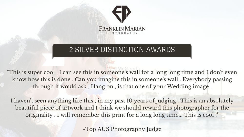 Photo From International Awards + Recognitions - By Franklin Marian Photography