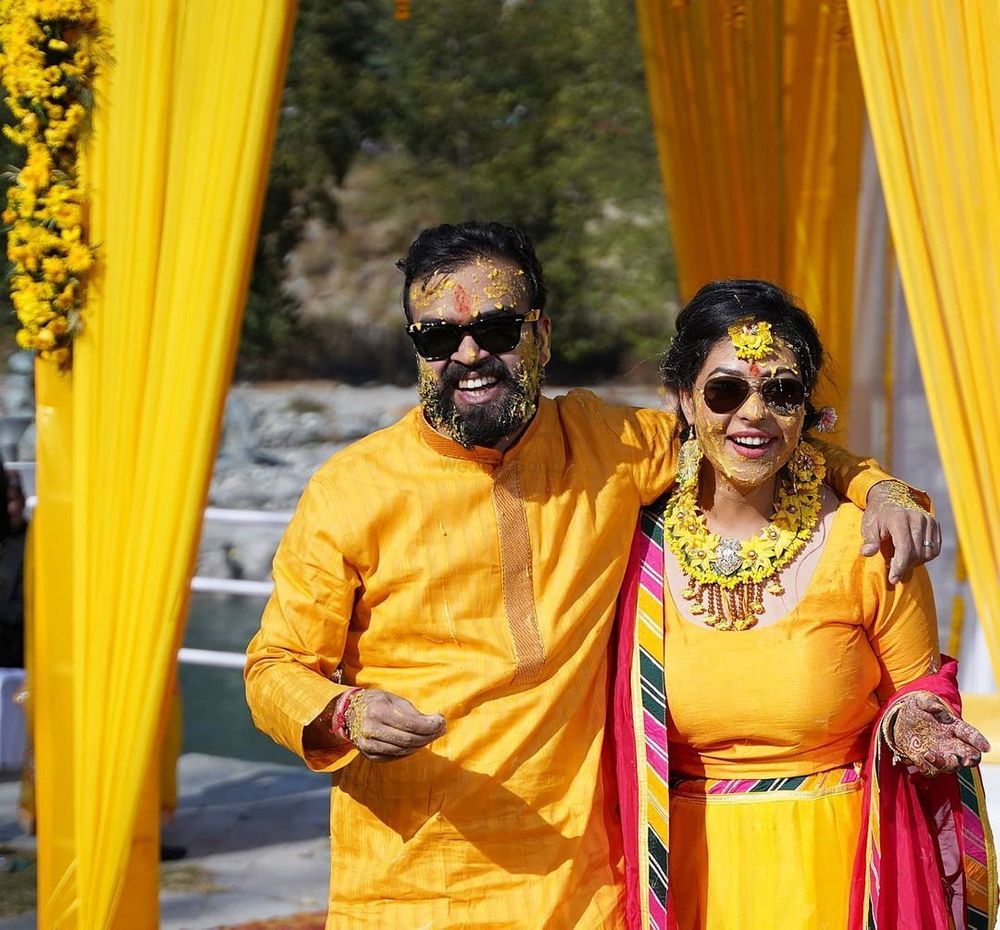 Photo From Arjun Shipra ki Haldi - By Daman Sondhi Fotos