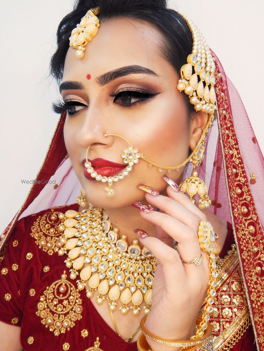 Photo From The classic indian red bride - By Makeup Elegance by Munmun