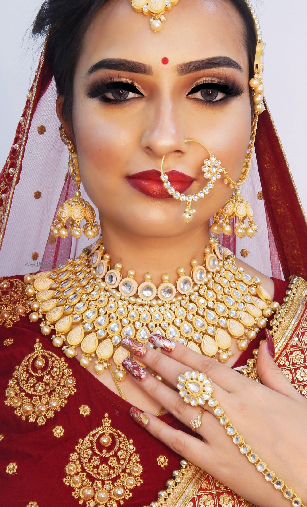 Photo From The classic indian red bride - By Makeup Elegance by Munmun