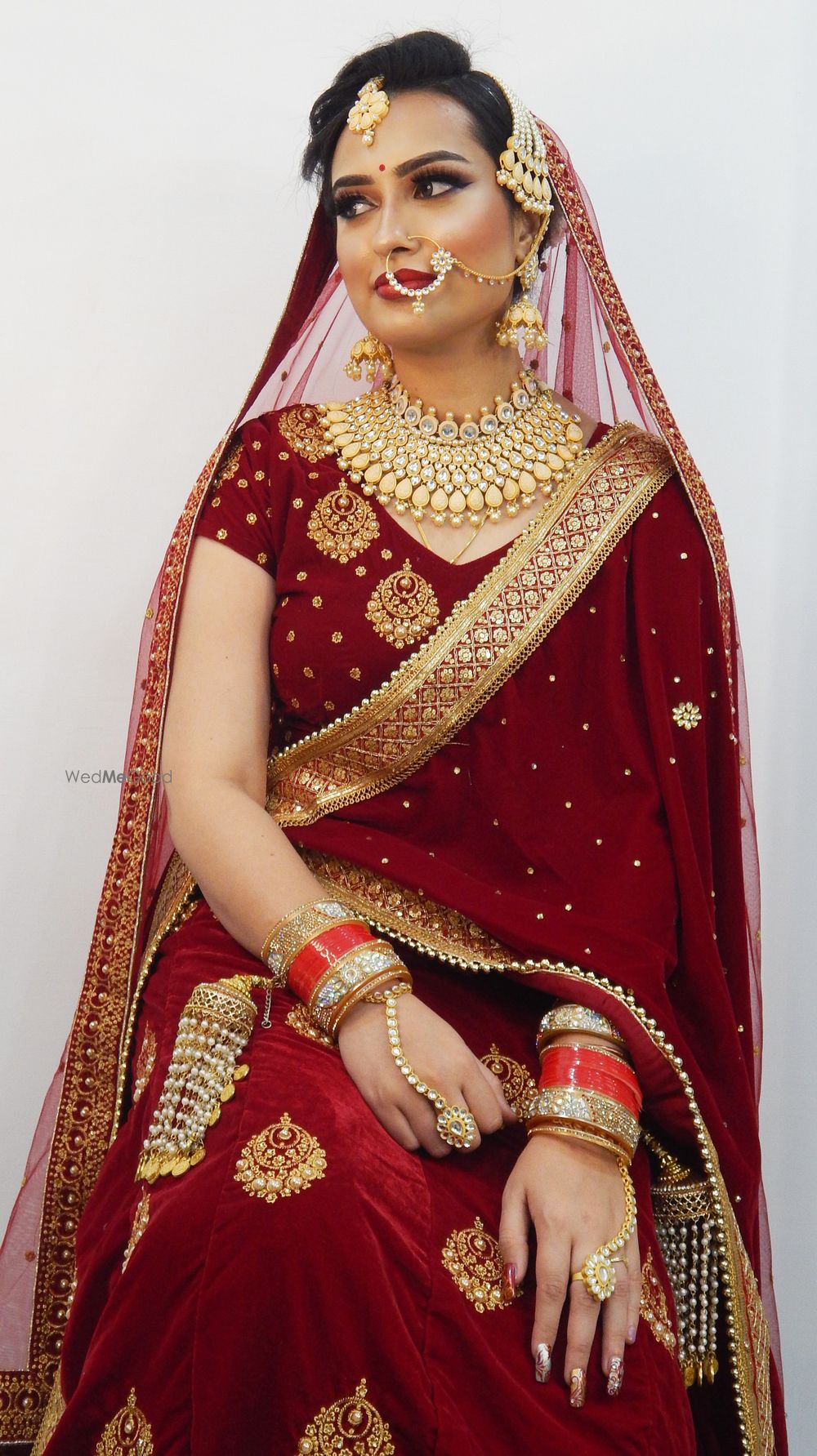 Photo From The classic indian red bride - By Makeup Elegance by Munmun