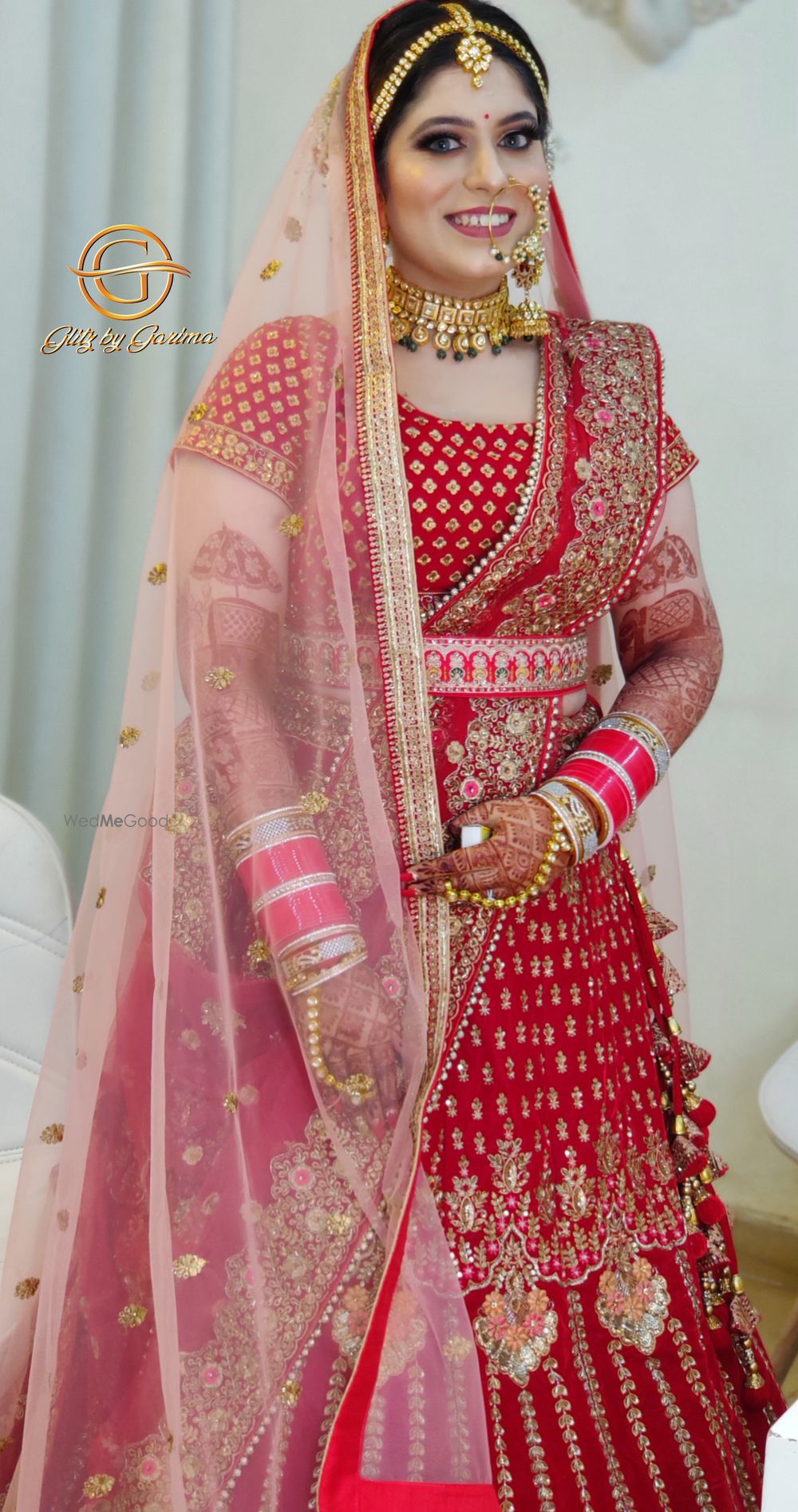 Photo From Traditional bridal makeover - By Glitz by Garima