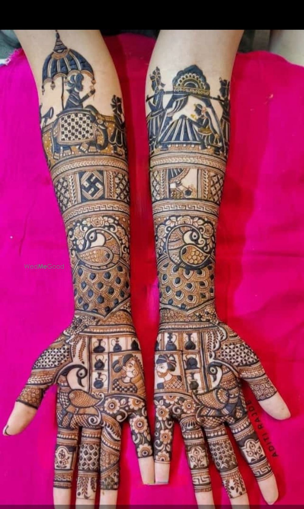 Photo From Bride's Mehandi - By Arjun Kanha Mehandi Art