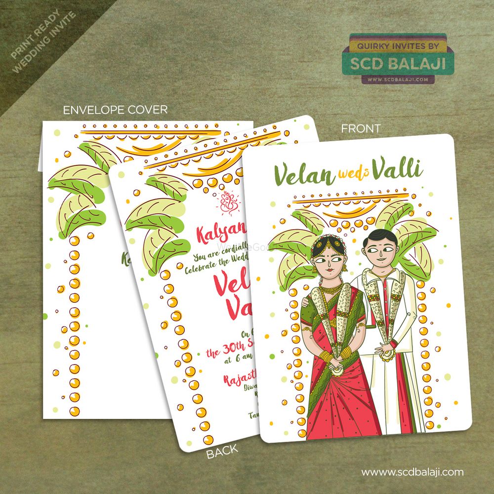 Photo From Tamil Wedding Invitation - By Quirky Invitations