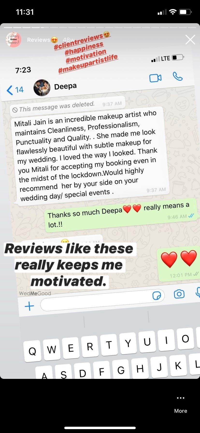 Photo From Reviews  - By Mitali Jain - Makeup artist