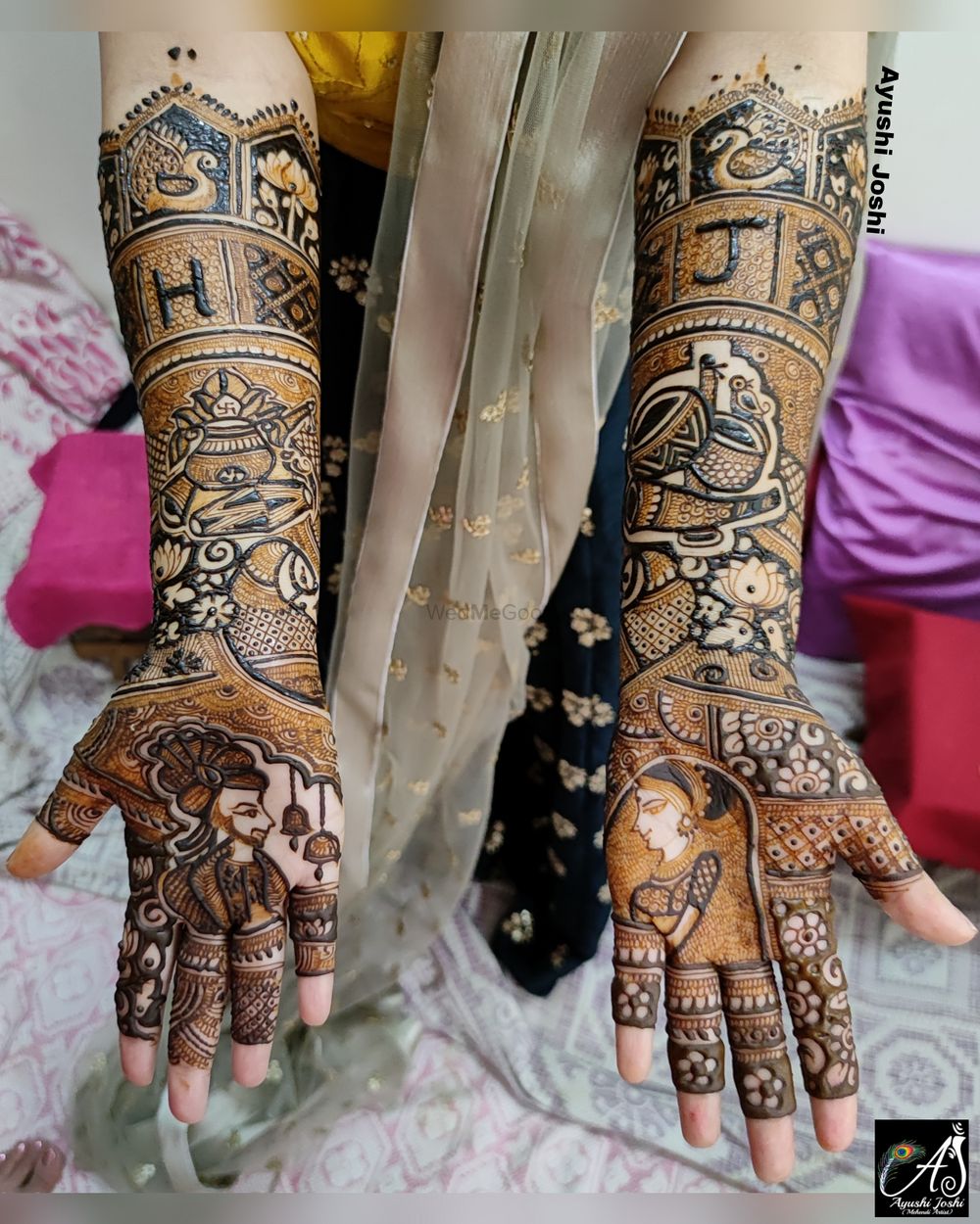 Photo From Bridal Mehendi designs - By Ayushi Joshi Mehendi Artist