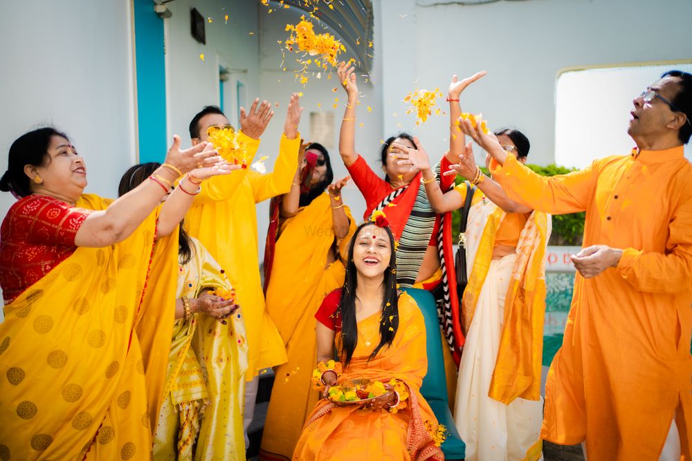 Photo From Priyanjana and Ashish (Haldi Fun) - By Akhil Bagga Photography