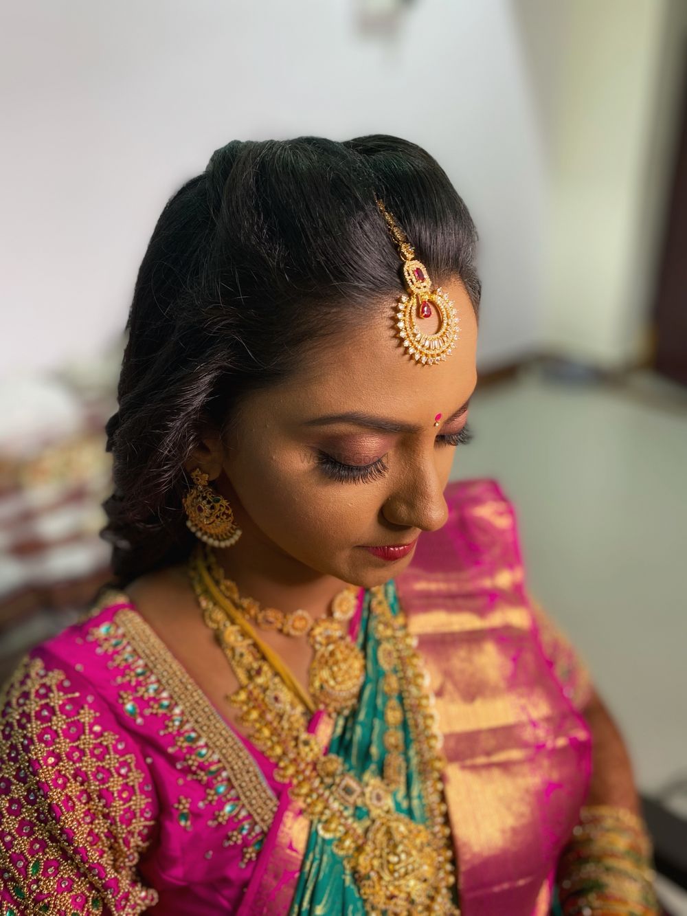 Photo From Poojitha Reception Look - HD makeup - By Makeup Artist Santoshi