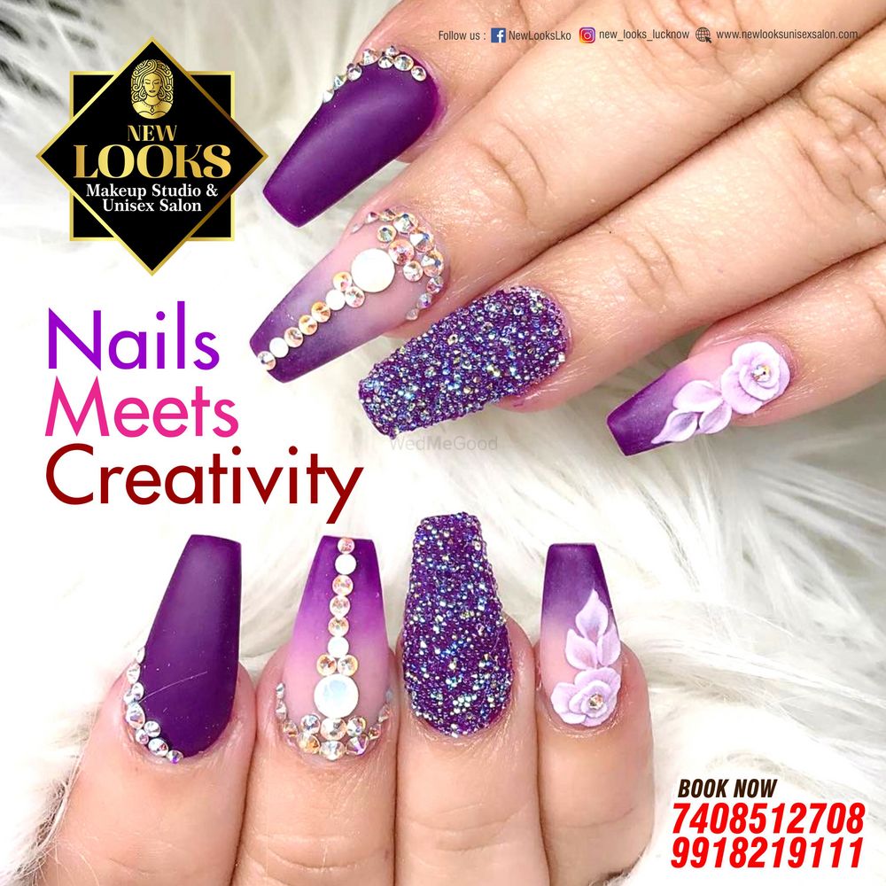 Photo From Nail Extension - By New Looks Makeup Studio