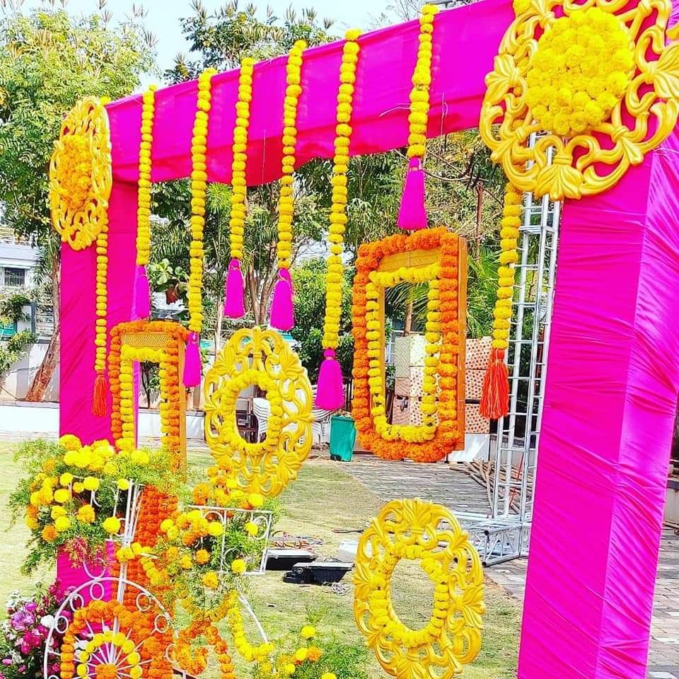 Photo From haldi and mehandi - By 7 Clouds Events
