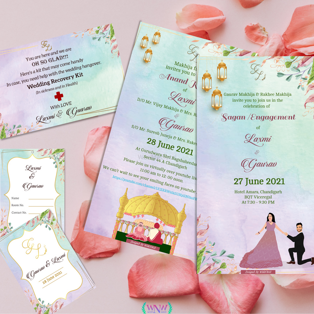 Photo From Wedding Invitation Suite - By Wish N Wed Invites