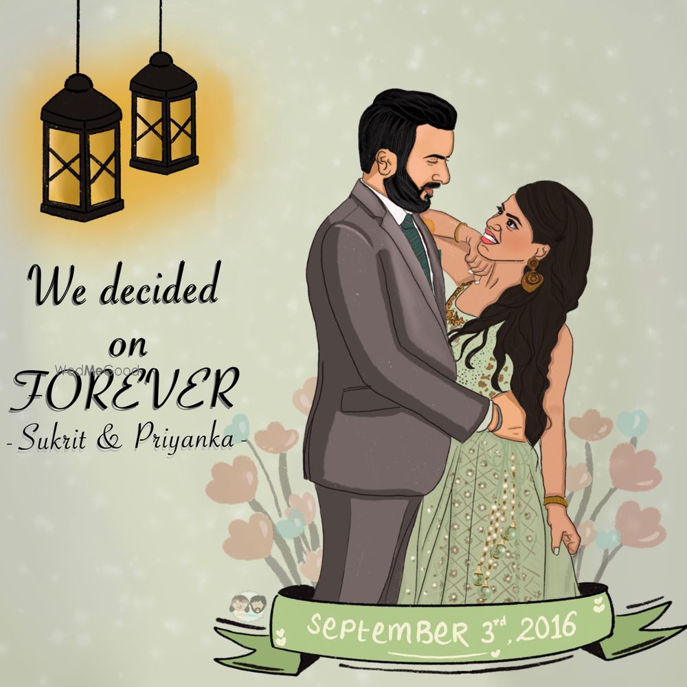 Photo From Sukrit ❤️ Priyanka - By SuPr Doodles