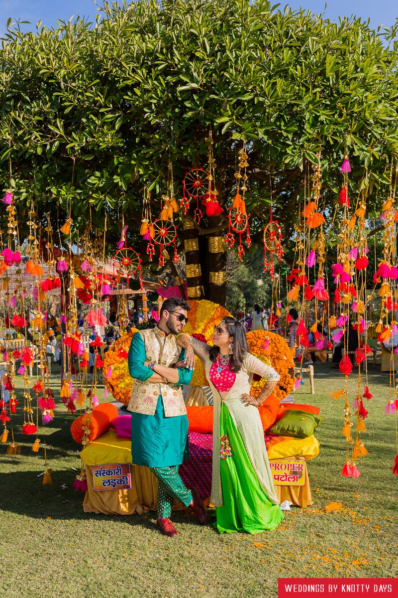 Photo of Fun and Colorful mehendi decor