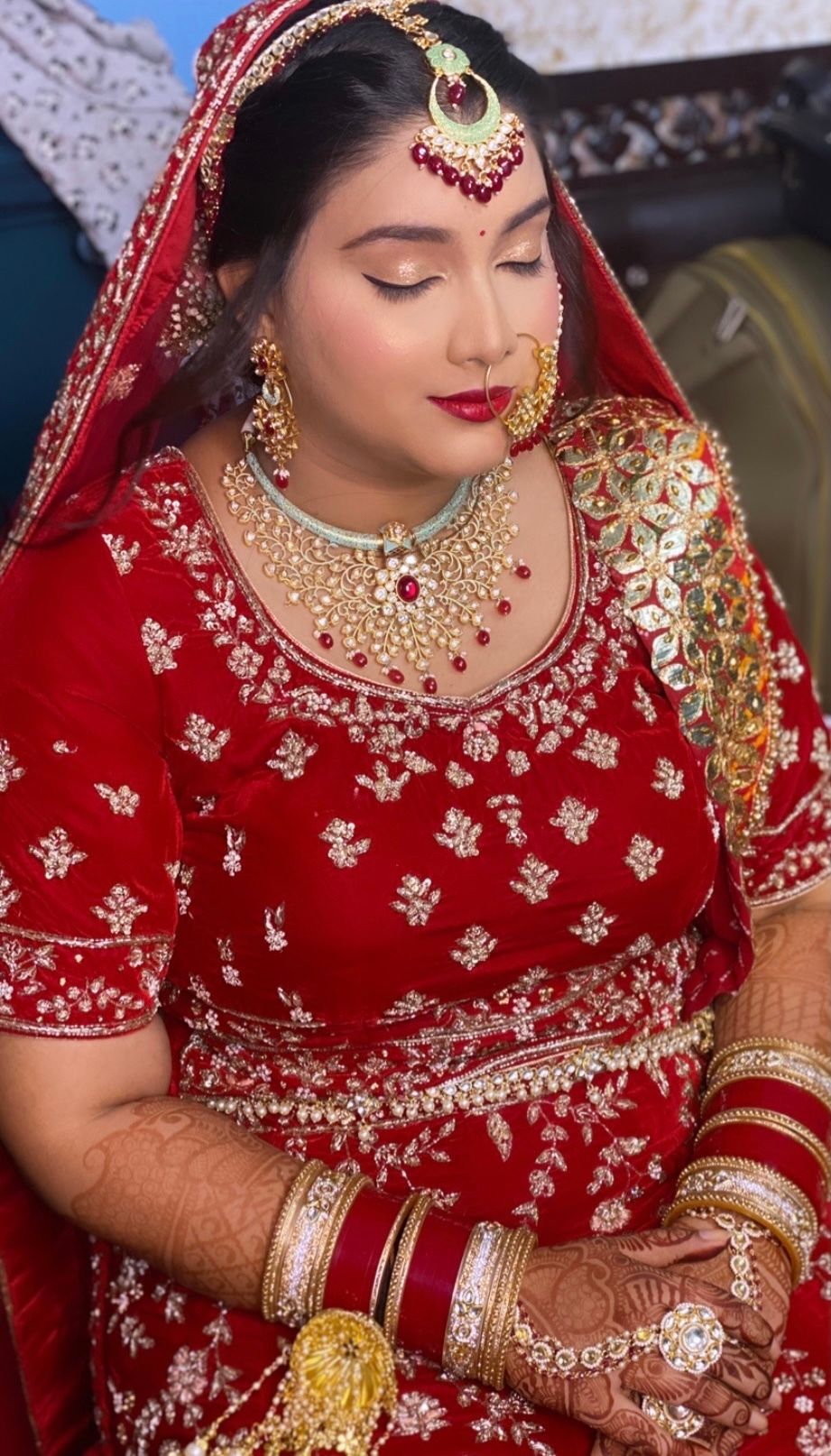 Photo From North Indian Bride Surbhi Sinha - By Makeovers By Jinisha Gandhi