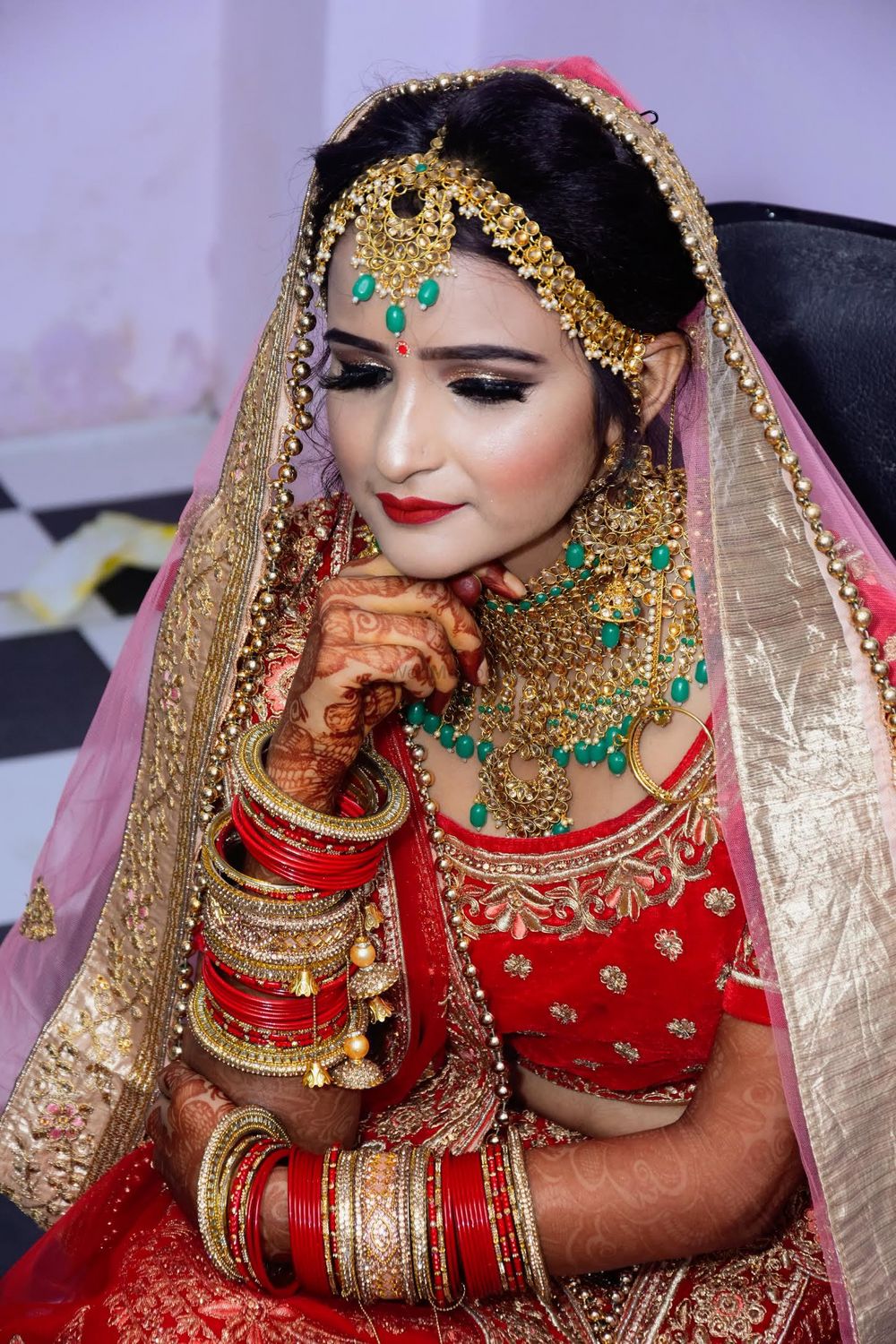 Photo From Bride in Red Lehenga - By Smita Makeup Artistry
