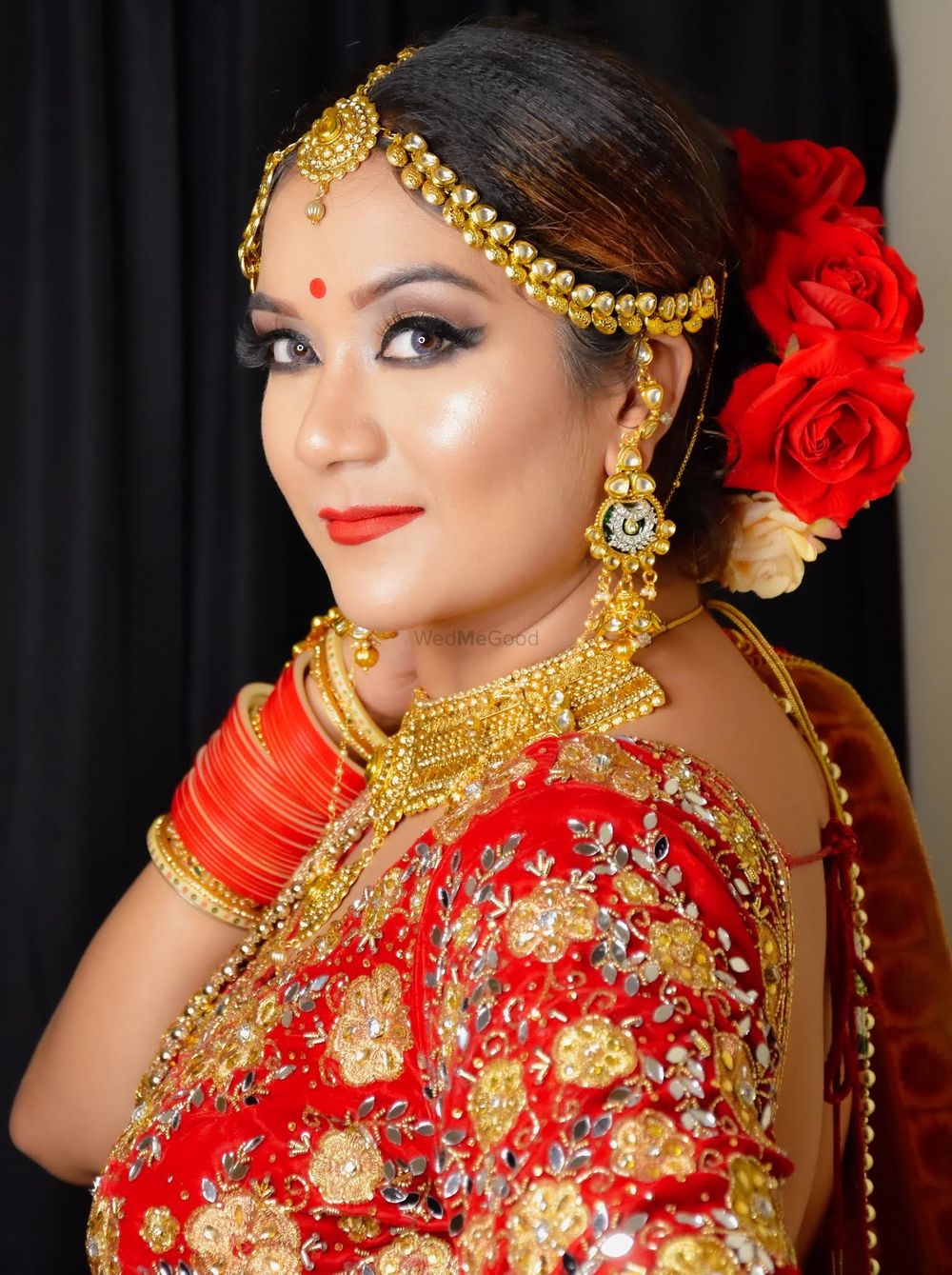 Photo From Bride in Red Lehenga - By Smita Makeup Artistry