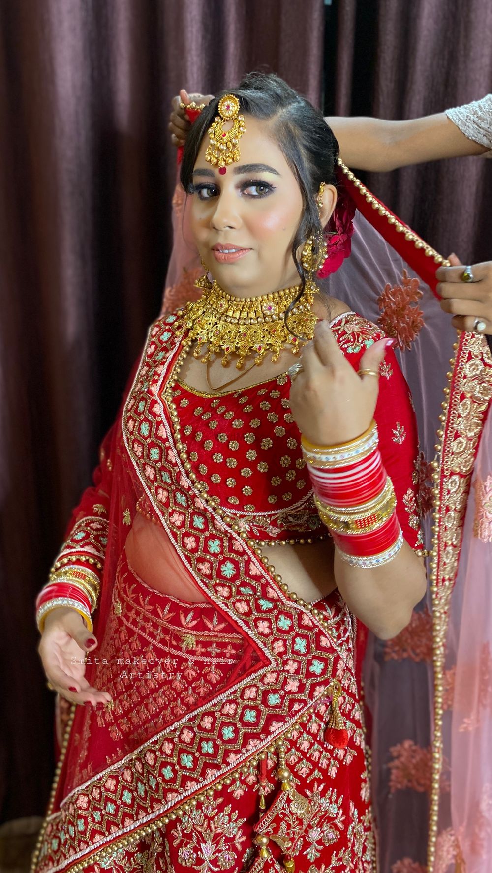 Photo From Bride in Red Lehenga - By Smita Makeup Artistry