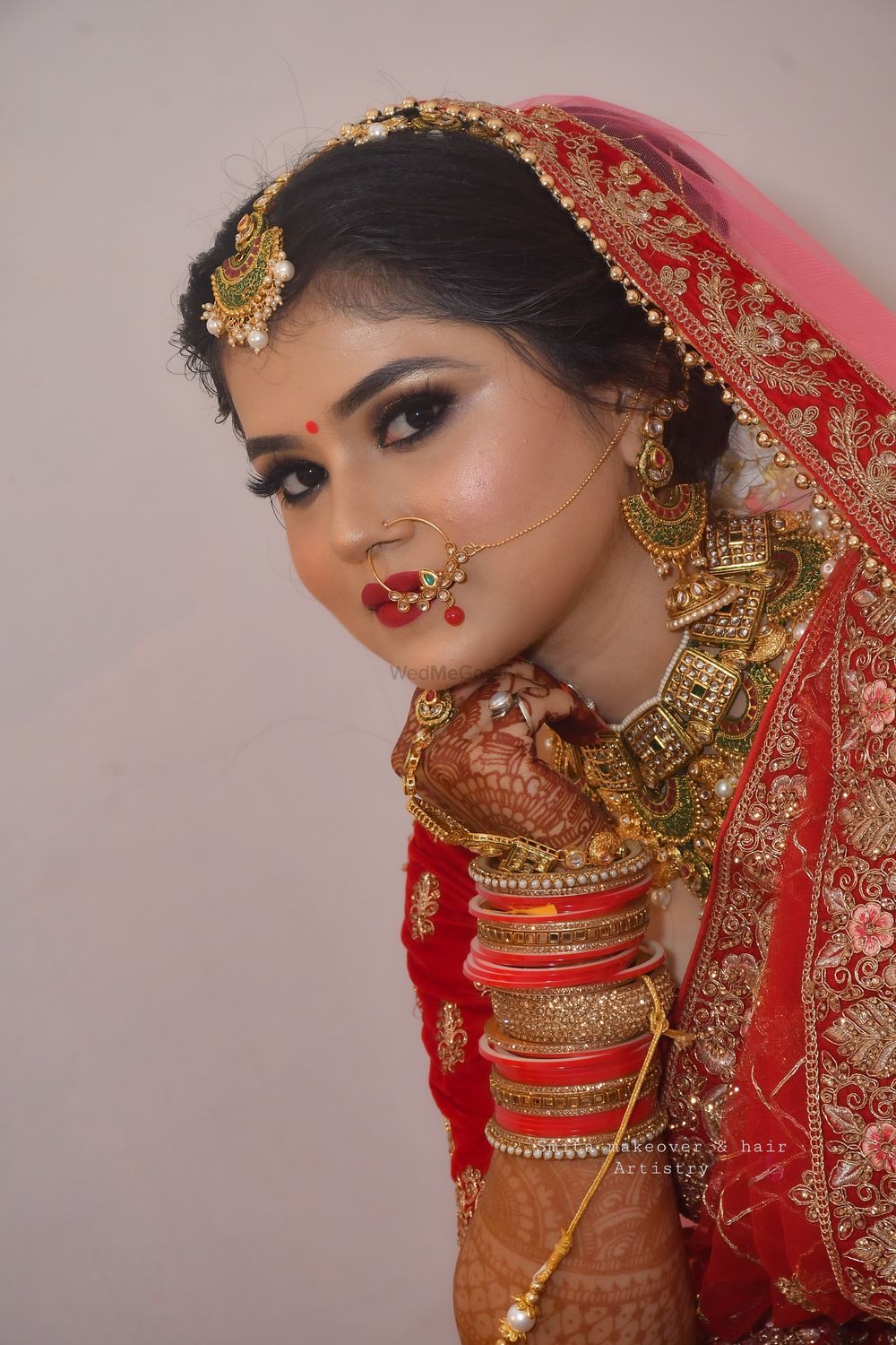 Photo From Bride in Red Lehenga - By Smita Makeup Artistry