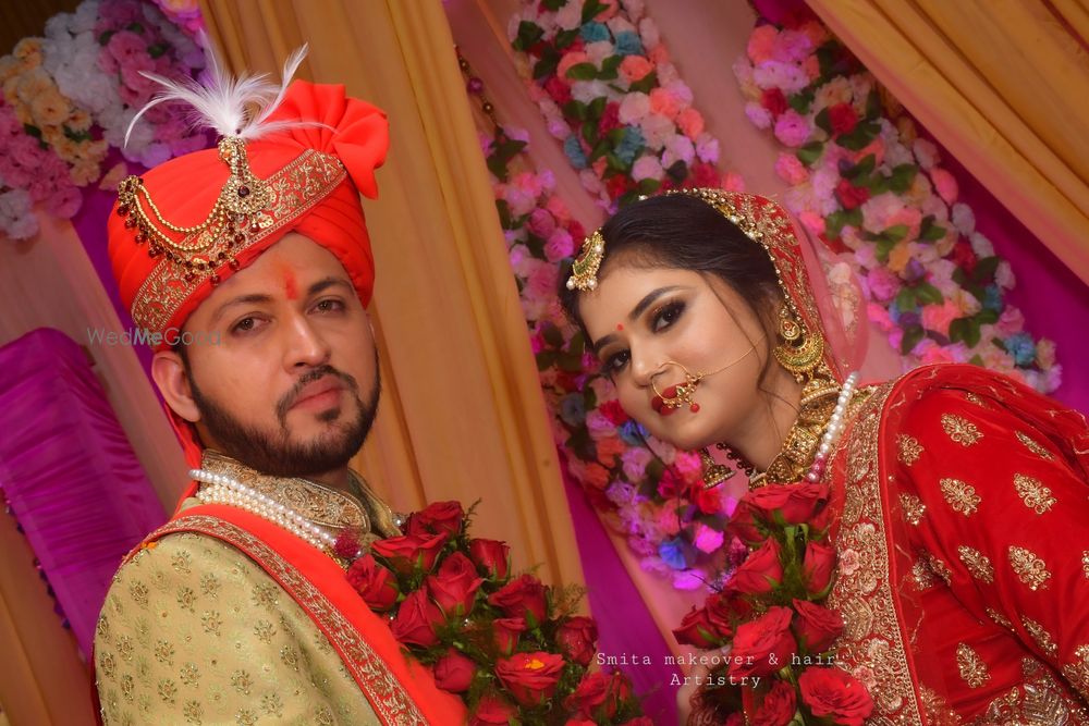 Photo From Bride in Red Lehenga - By Smita Makeup Artistry