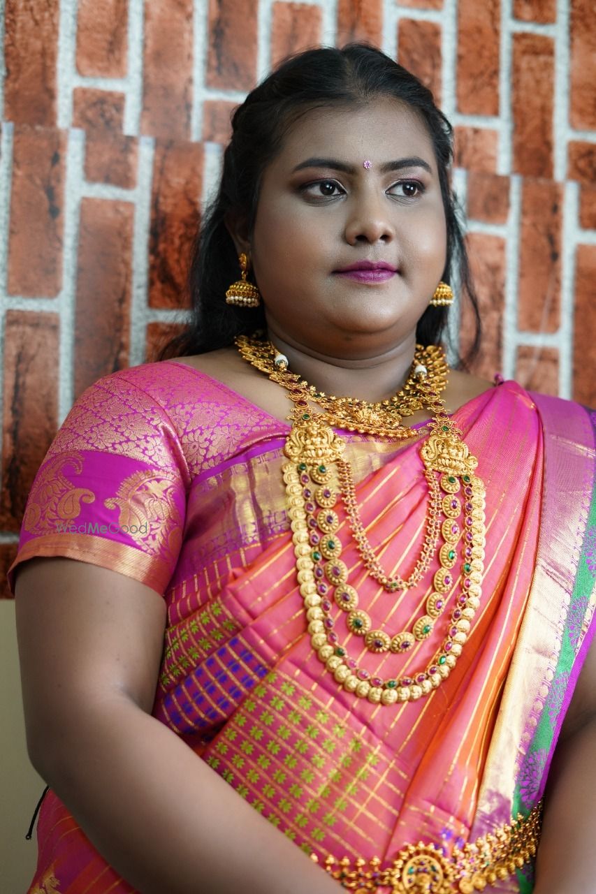 Photo From South Indian Engagement Makeup ? - By Shree Priya Makeovers