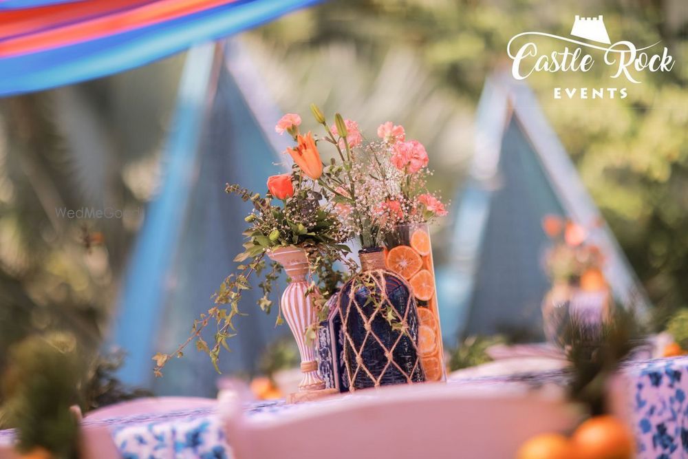 Photo From Eclectic Orange & Blue Mehendi - By Castle Rock Events