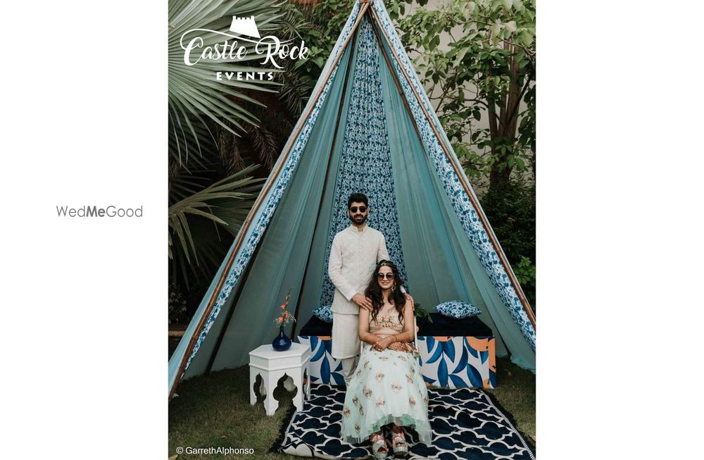 Photo From Eclectic Orange & Blue Mehendi - By Castle Rock Events