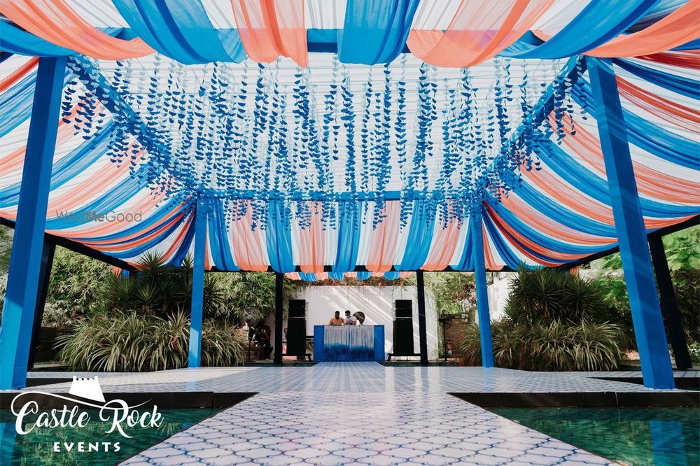 Photo From Eclectic Orange & Blue Mehendi - By Castle Rock Events