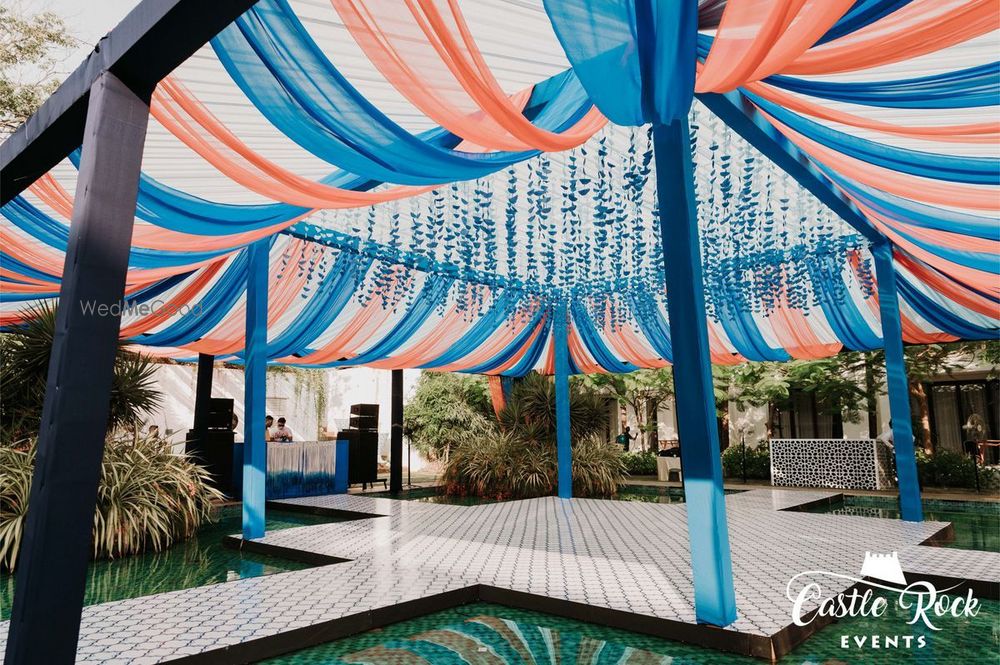 Photo From Eclectic Orange & Blue Mehendi - By Castle Rock Events