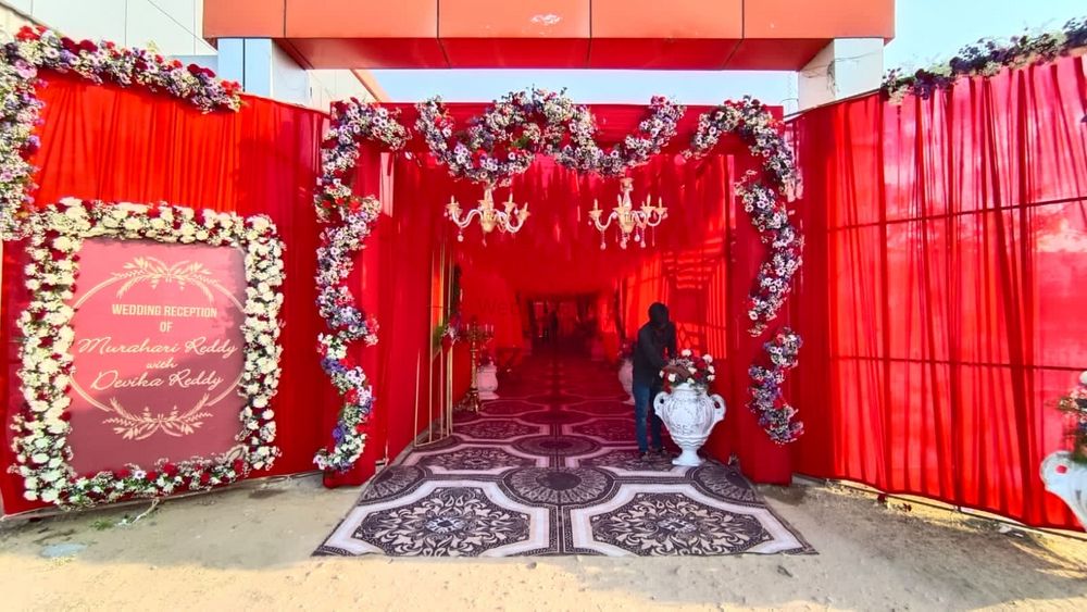 Photo From Entrance Arch - By New Lotus Flower Decoration