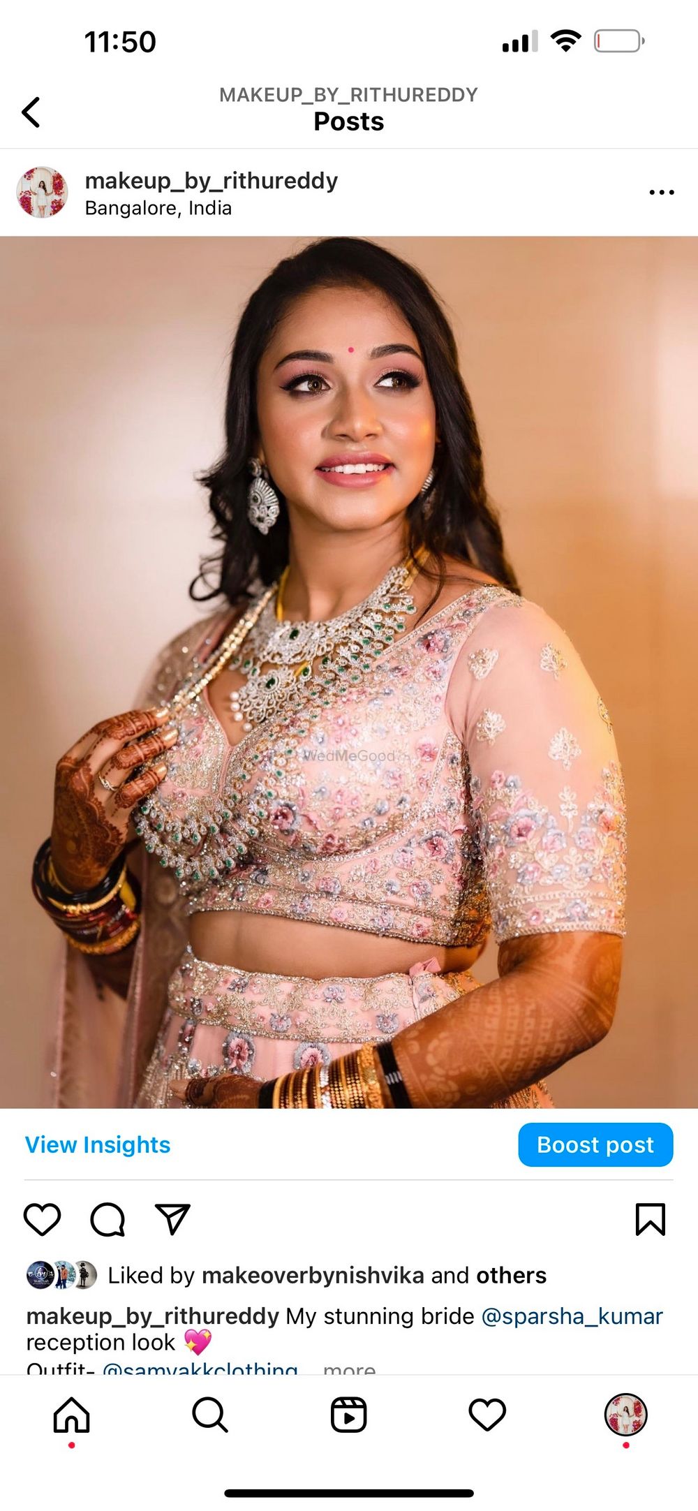 Photo From Bridal Makeover - By Makeup by Rithu Reddy