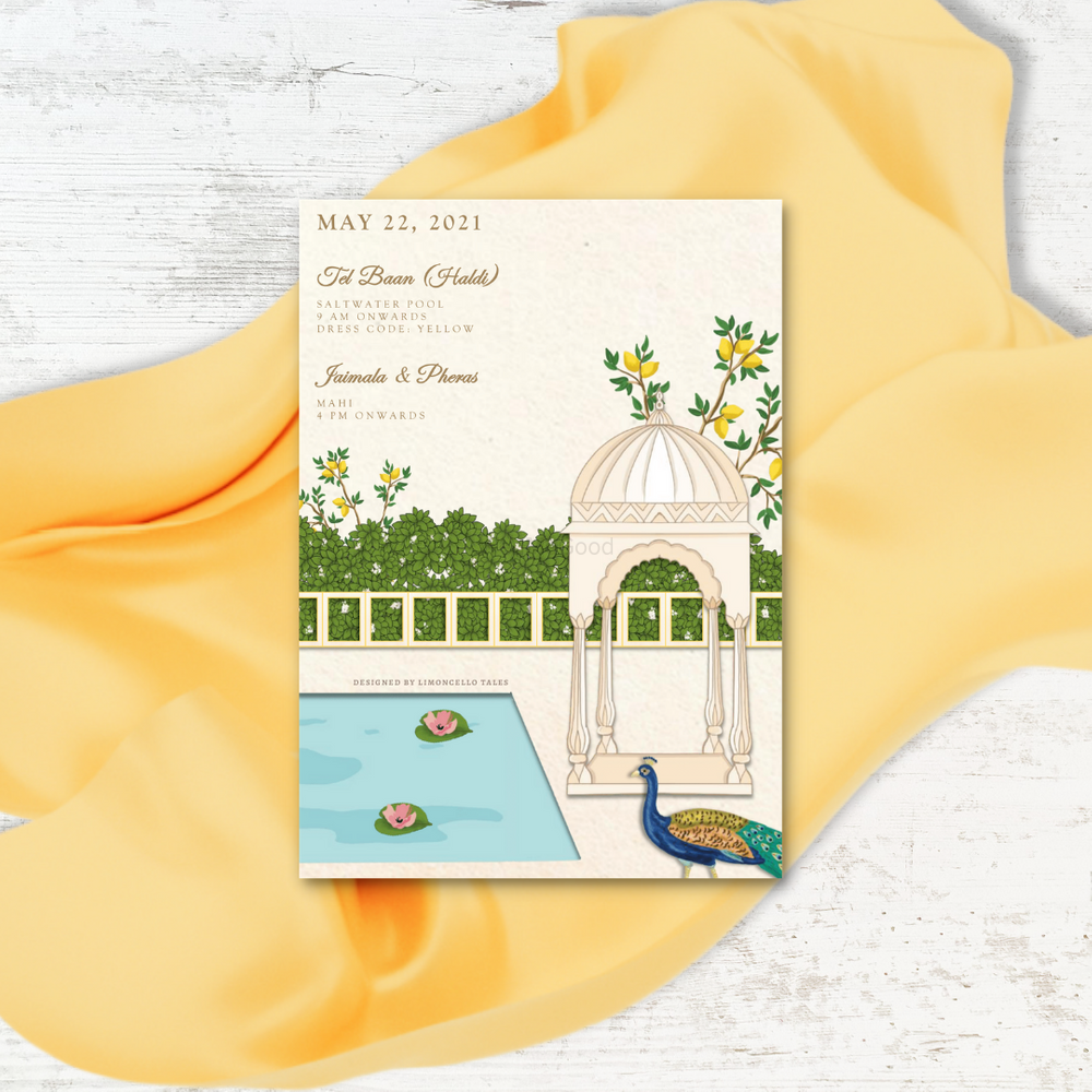 Photo From Royal Palace Wedding Invite - By Limoncello Tales