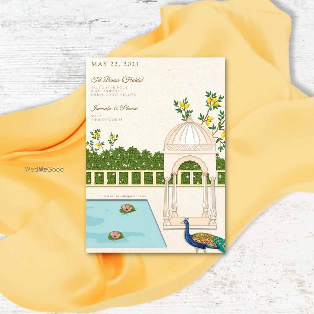 Photo From Royal Palace Wedding Invite - By Limoncello Tales