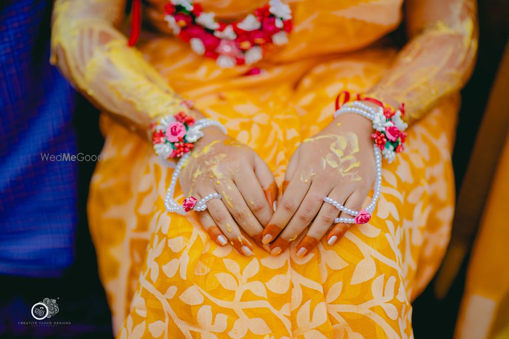 Photo From Mounica's | Haldi Ceremony | Candid Pictures - By Creative Cloud Designs