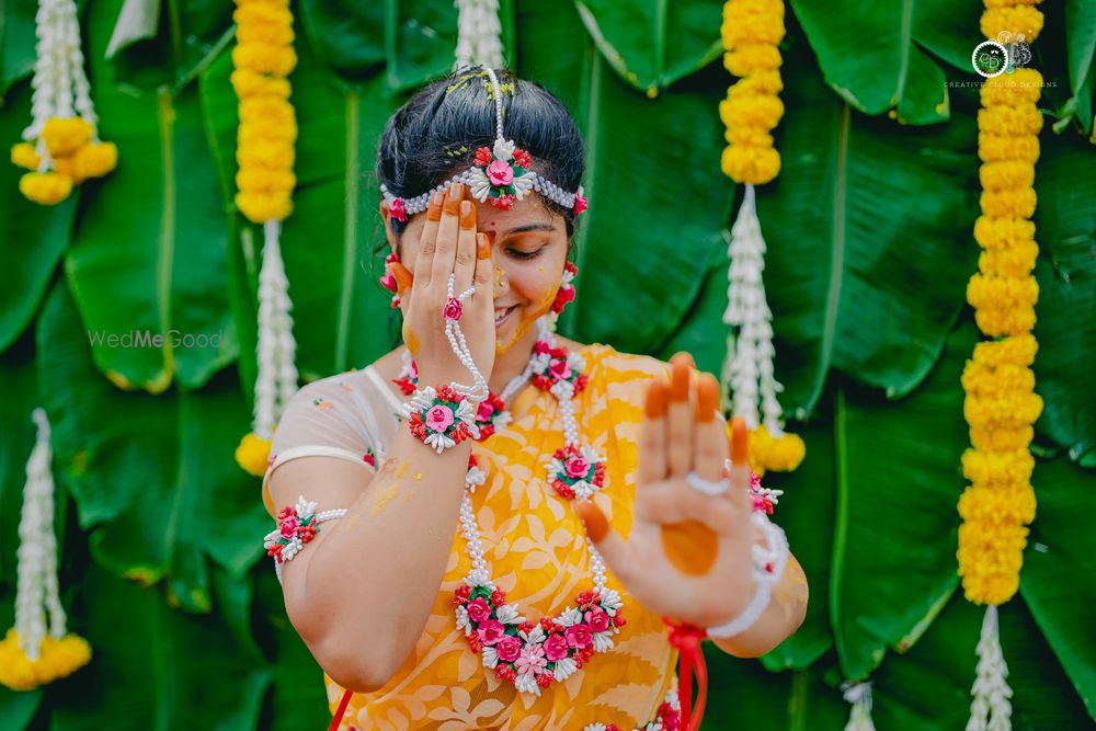 Photo From Mounica's | Haldi Ceremony | Candid Pictures - By Creative Cloud Designs