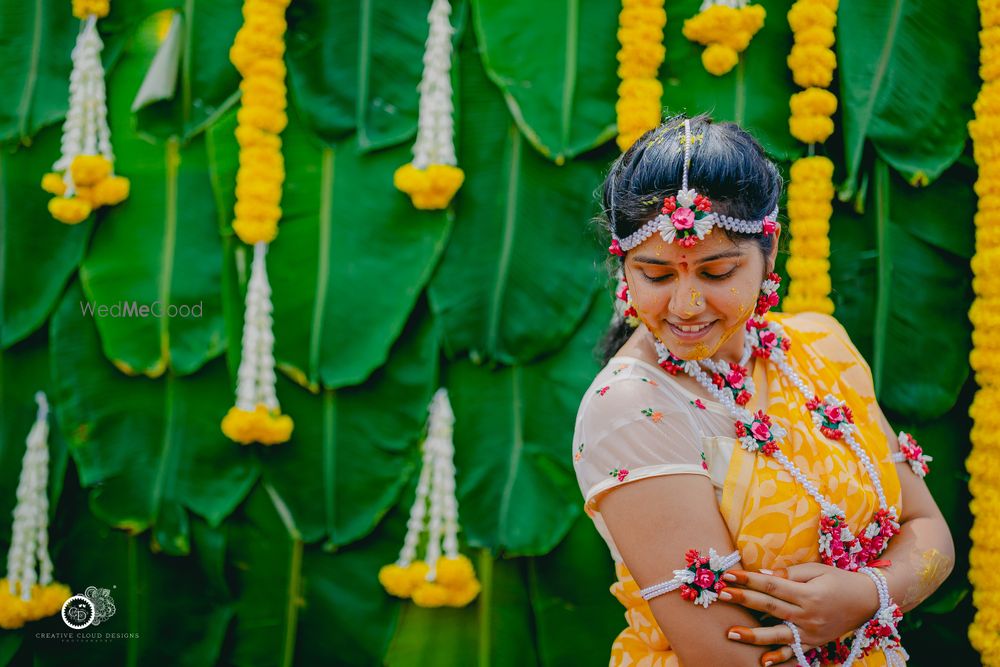 Photo From Mounica's | Haldi Ceremony | Candid Pictures - By Creative Cloud Designs