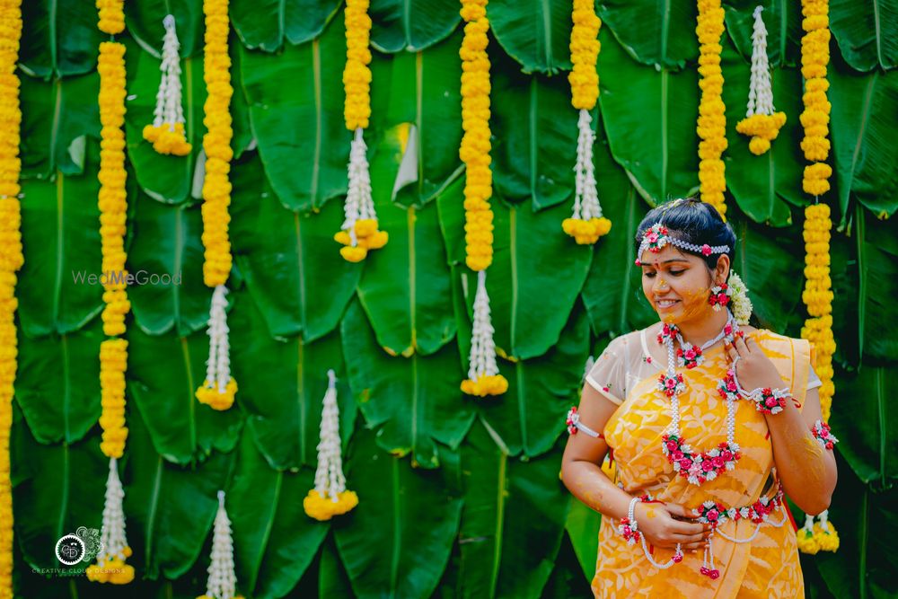 Photo From Mounica's | Haldi Ceremony | Candid Pictures - By Creative Cloud Designs